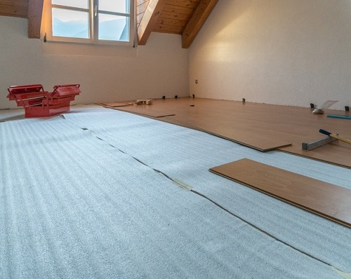Sous couche pour sol stratifié ou parquet