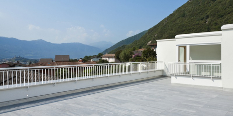 Terrasse en carrelage