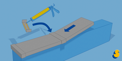 Installer l'éclisse et les angles de couvertine