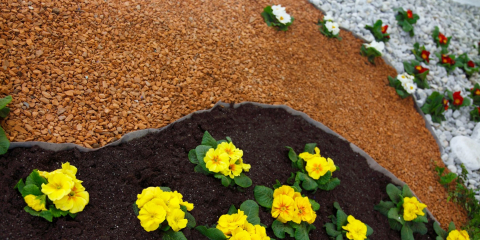 Bordures de massif à fleurs