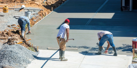 Dalle extérieure en béton